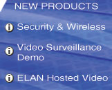 Elan Security Video Menu