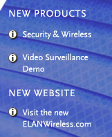Elan Security Video Menu